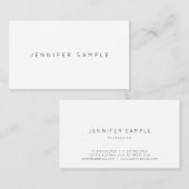 モダンエレガントシンプルプロフェッショナルテンプレートクール 名刺 (正面/裏面)