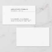 モダンエレガントシンプルプロフェッショナルパーソナライズされた 名刺 (正面/裏面)