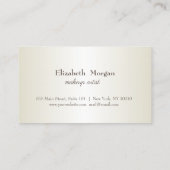 モダンエレガントシンプルロイヤリティカード ロイヤリティカード (裏面)