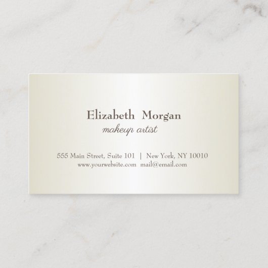 モダンエレガントシンプルロイヤリティカード ロイヤリティカード (裏面)