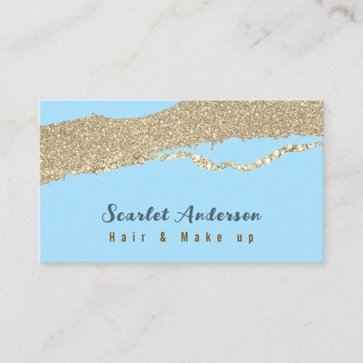 モダンエレガントシンプル光 名刺 (正面)