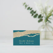 モダンエレガントシンプル光 名刺 (スタンド正面)