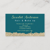 モダンエレガントシンプル光 名刺 (裏面)