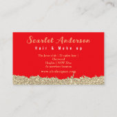 モダンエレガントシンプル光 名刺 (裏面)