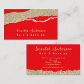 モダンエレガントシンプル光 名刺 (正面/裏面)