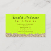 モダンエレガントシンプル光 名刺 (裏面)