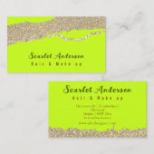 モダンエレガントシンプル光 名刺 (正面/裏面)