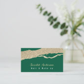 モダンエレガントシンプル光 名刺 (スタンド正面)