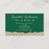 モダンエレガントシンプル光 名刺 (裏面)