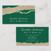 モダンエレガントシンプル光 名刺 (正面/裏面)