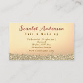 モダンエレガントシンプル光 名刺 (裏面)