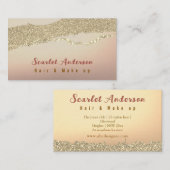 モダンエレガントシンプル光 名刺 (正面/裏面)