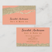 モダンエレガントシンプル光 名刺 (正面/裏面)