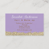 モダンエレガントシンプル光 名刺 (裏面)