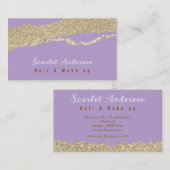 モダンエレガントシンプル光 名刺 (正面/裏面)