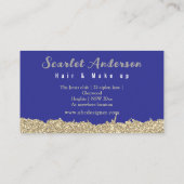 モダンエレガントシンプル光 名刺 (裏面)