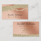 モダンエレガントシンプル光 名刺 (正面/裏面)