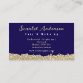 モダンエレガントシンプル光 名刺 (裏面)