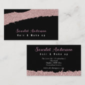 モダンエレガントシンプル光 名刺 (正面/裏面)