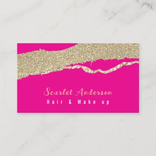 モダンエレガントシンプル光 名刺 (正面)