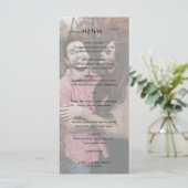 モダンエレガントシンプル写真結婚の メニュー (スタンド正面)