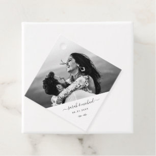モダンエレガントシンプル写真結婚様 フェイバータグ