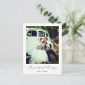 モダンエレガントシンプル写真 シーズンポストカード (スタンド正面)