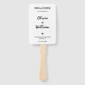 モダンエレガントシンプル勤命結婚令 ハンドファン (正面)