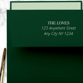 モダンエレガントシンプル差出人住所 セルフインキングスタンプ