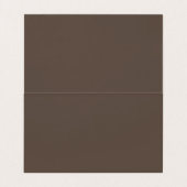 モダンエレガントシンプル茶・白ソーシャルメディア 名刺 (内部フラット)