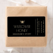 モダンエレガントシンプル金ゴールド ラベル (インサイチュ)