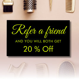 モダンエレガントシンプルChartreuse参照カード