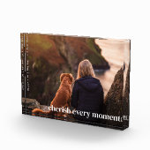 モダンエレガントシンプルCherishメモリカスタム フォトブロック (右)