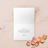 モダンエレガントシンプルScript Chic Photo's 結婚. サンキューカード