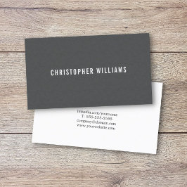 モダンエレガントシンプルTexture Gray Consultant 名刺