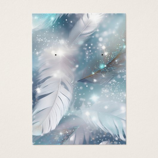 モダンエレガントジュエリーイヤリング表示カード (正面)