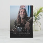 モダンエレガントスクリプト葬儀式次第 プログラム (スタンド正面)