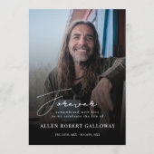 モダンエレガントスクリプト葬儀式次第 プログラム (正面)