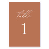 モダンエレガントスクリプト テーブルナンバー (正面)