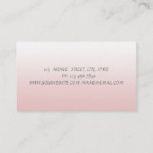 モダンエレガントスタイリッシュス 名刺 (裏面)