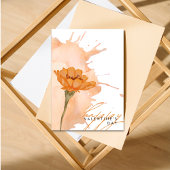 モダンエレガントスタイリッシュフローラ シーズンカード