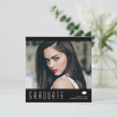 モダンエレガントスタイリッシュ写真 案内状 (スタンド正面)