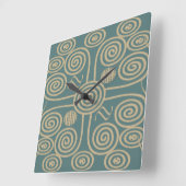 モダンエレガントスタイリッシュ型 スクエア壁時計 (傾斜)