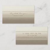 モダンエレガントスタイリッシュ真珠 名刺 (正面/裏面)