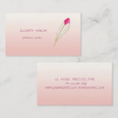 モダンエレガントスタイリッシュ羽 名刺 (正面/裏面)