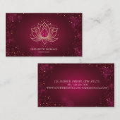 モダンエレガントスタイリッシュ金ゴールド 名刺 (正面/裏面)