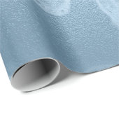 モダンエレガントスタイリッシュ青大理石 ラッピングペーパー (ロールコーナー)