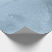 モダンエレガントスタイリッシュ青大理石 ラッピングペーパー (角)