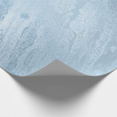 モダンエレガントスタイリッシュ青大理石 ラッピングペーパー (角)