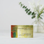 モダンエレガントスタイリッシュ 名刺 (スタンド正面)